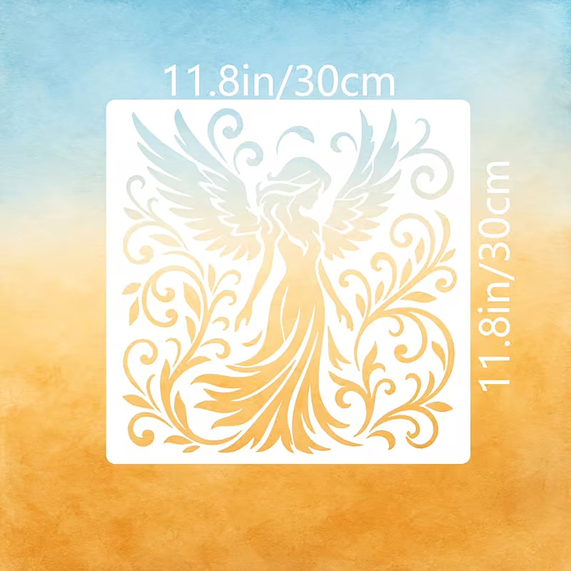 figure stencil for fabric painting projects