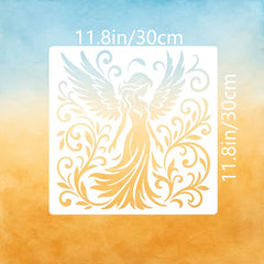 figure stencil for fabric painting projects