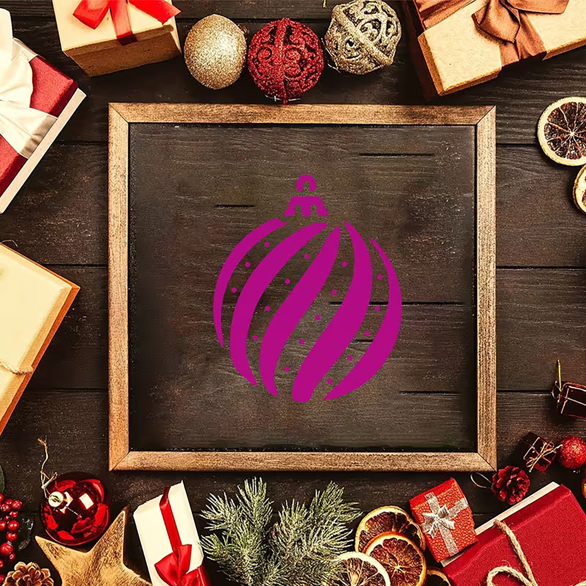 fabric painting stencil christmas
