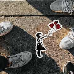 human balloon stencil