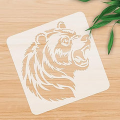 wildlife stencil art