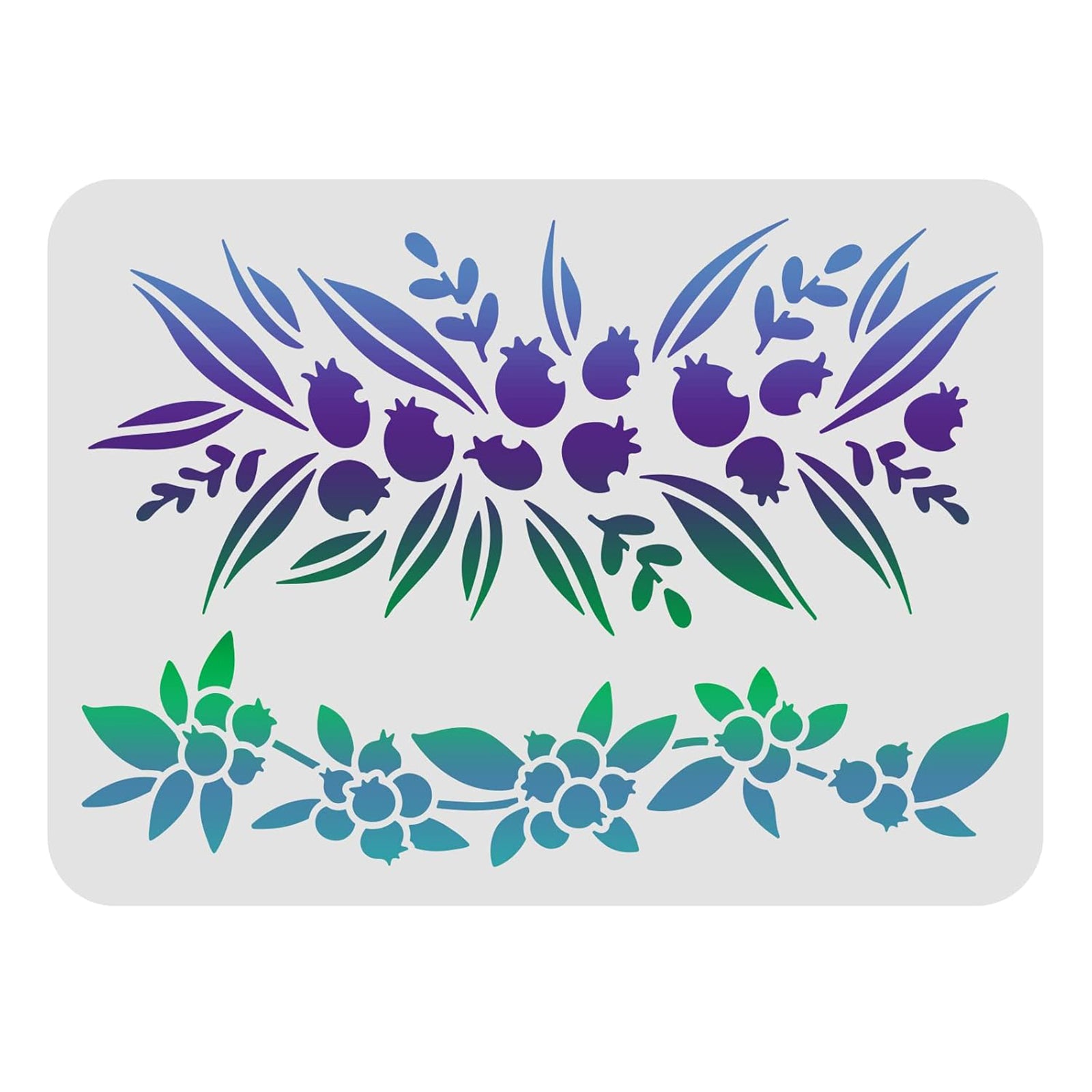 blueberry stencil