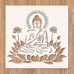 spiritual wall art stencil for painting