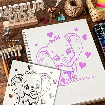 diy elephant stencil