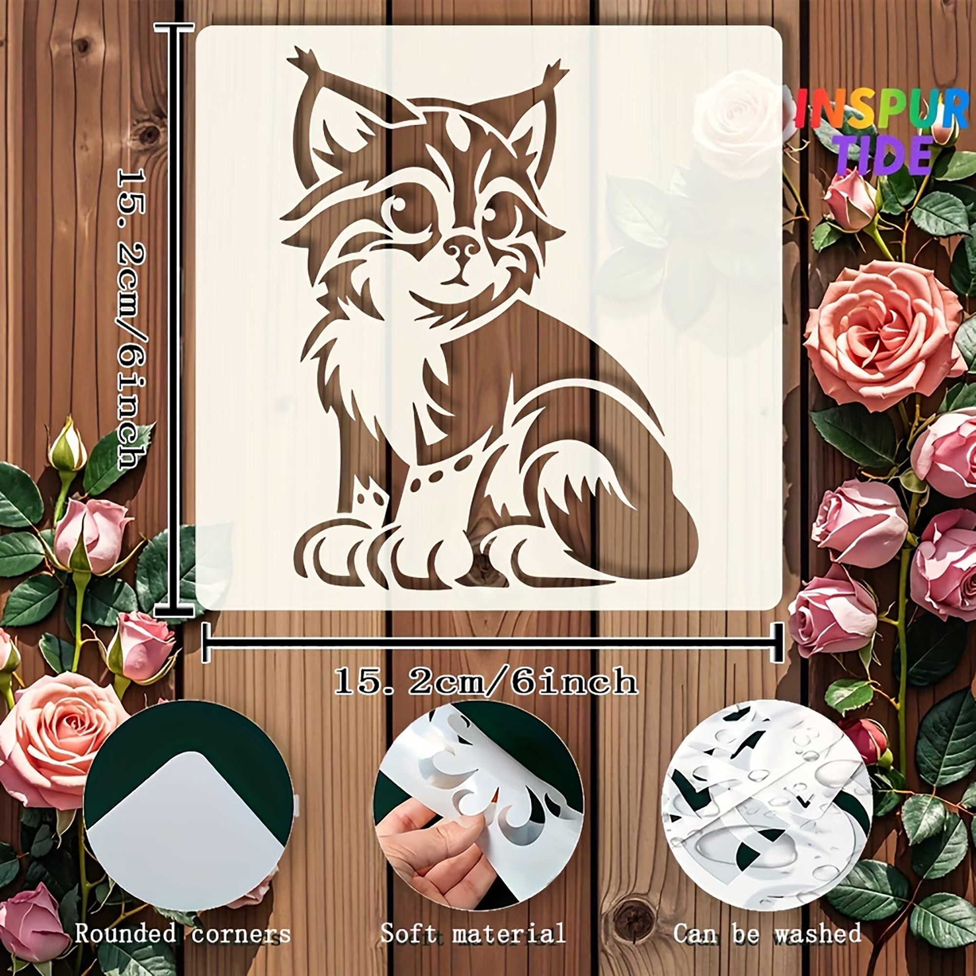 plastic stencil for diy art projects