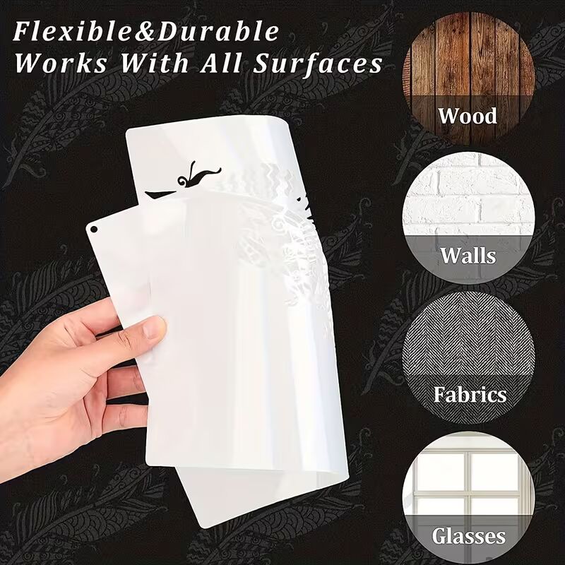 Make Christmas crafting fun with this versatile stencil.