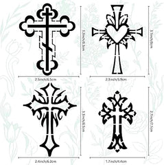 christian stencil stainless steel