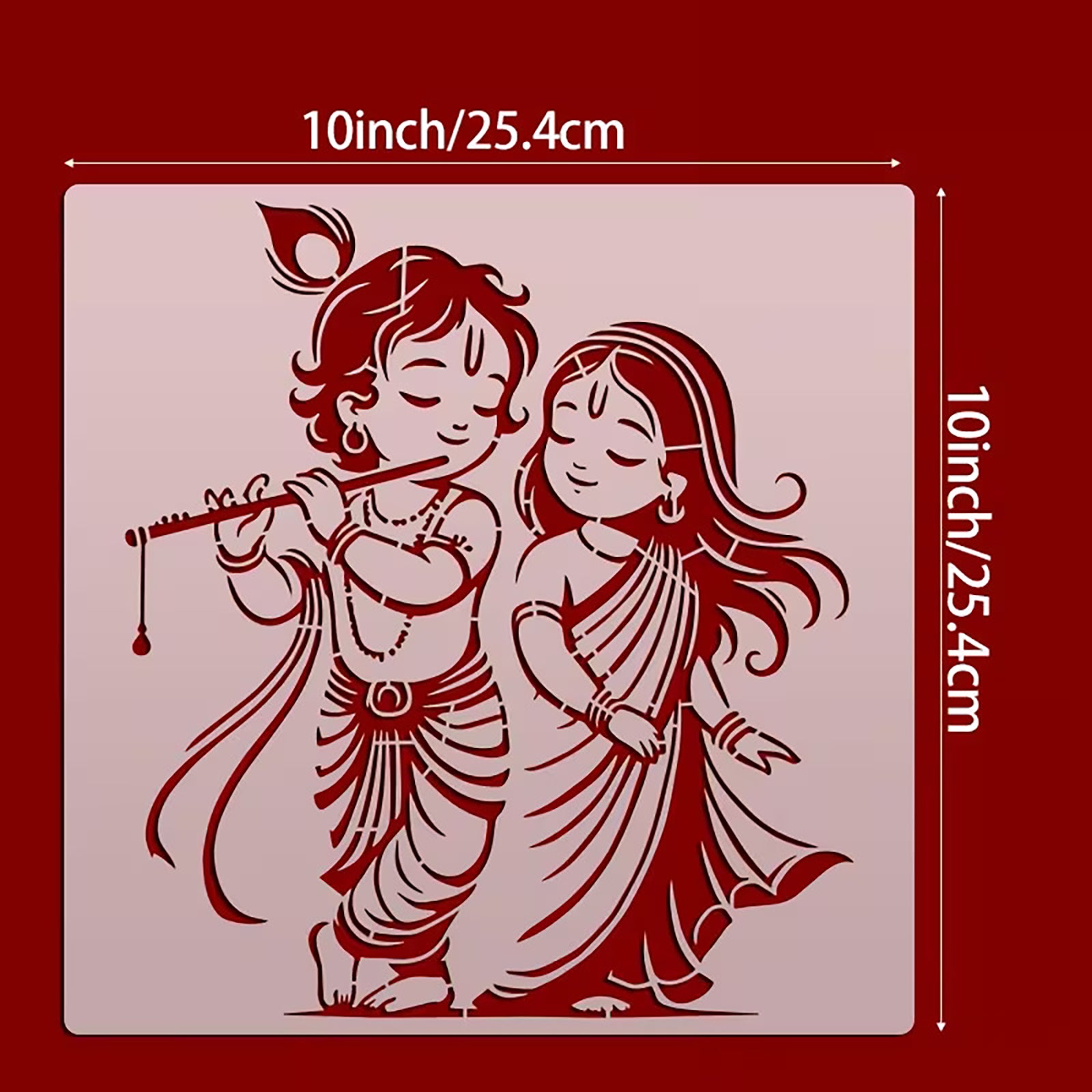 reusable painting stencil for fabric