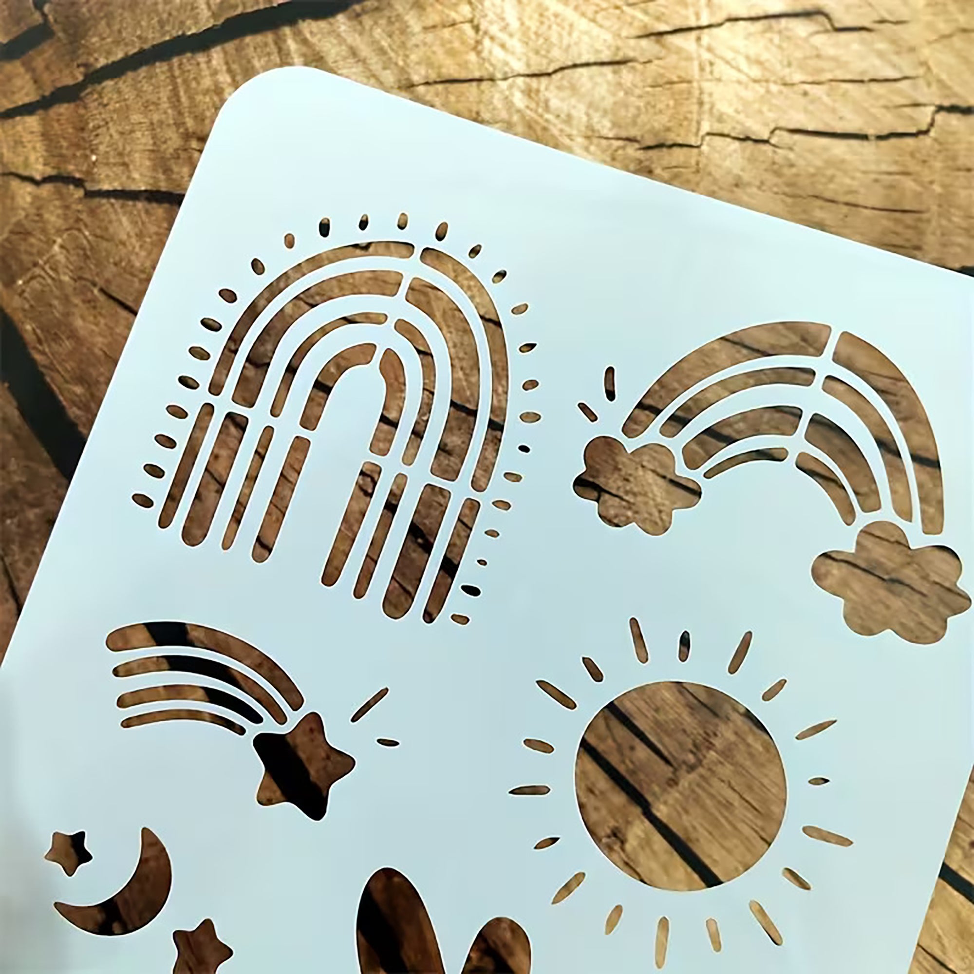 plastic stencil for wall painting designs