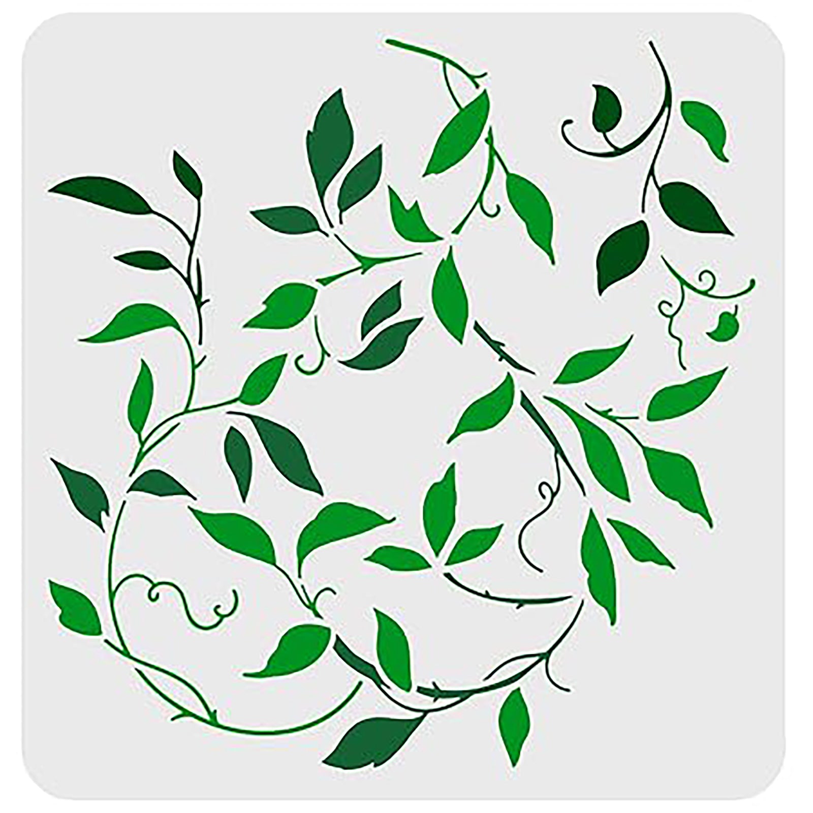 delicate vine stencil