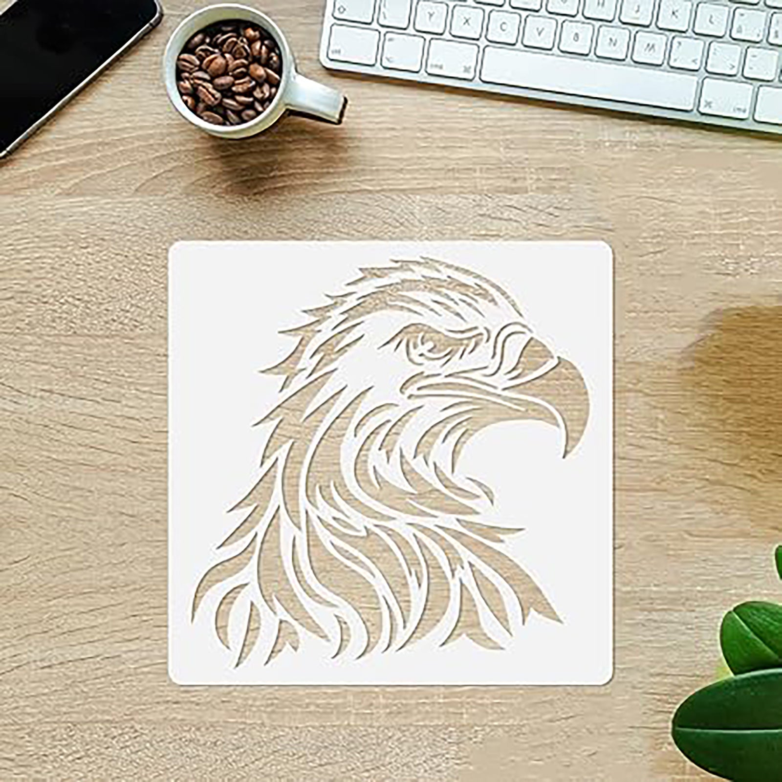 wildlife bird stencil