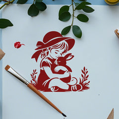 square stencil for painting