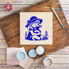 rabbit stencil reusable