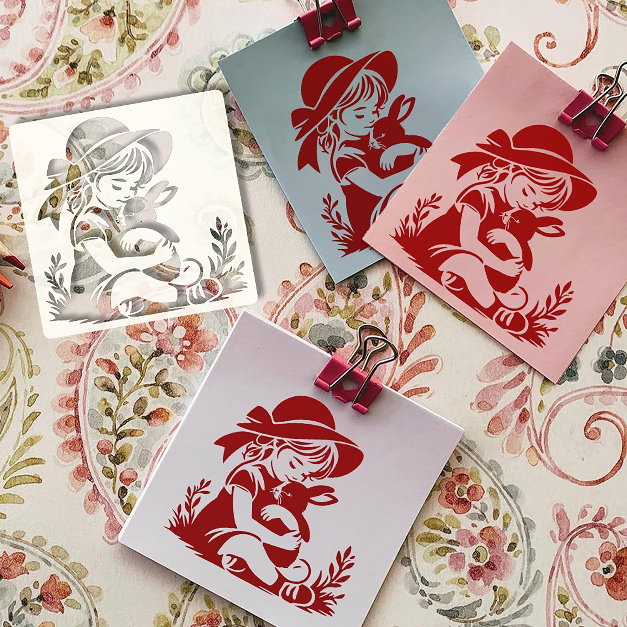 plastic stencil for crafts