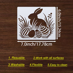 pet plastic painting stencil