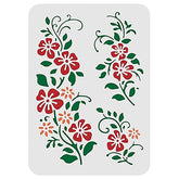 flowers stencil