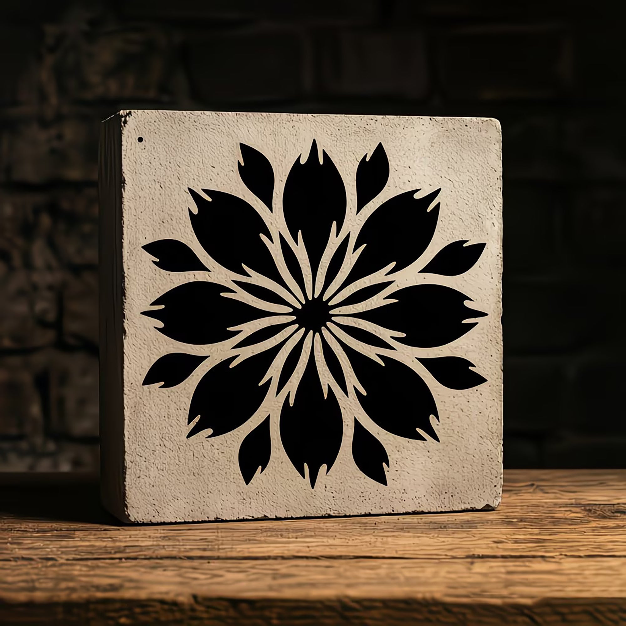 washable flower stencil for diy craft projects