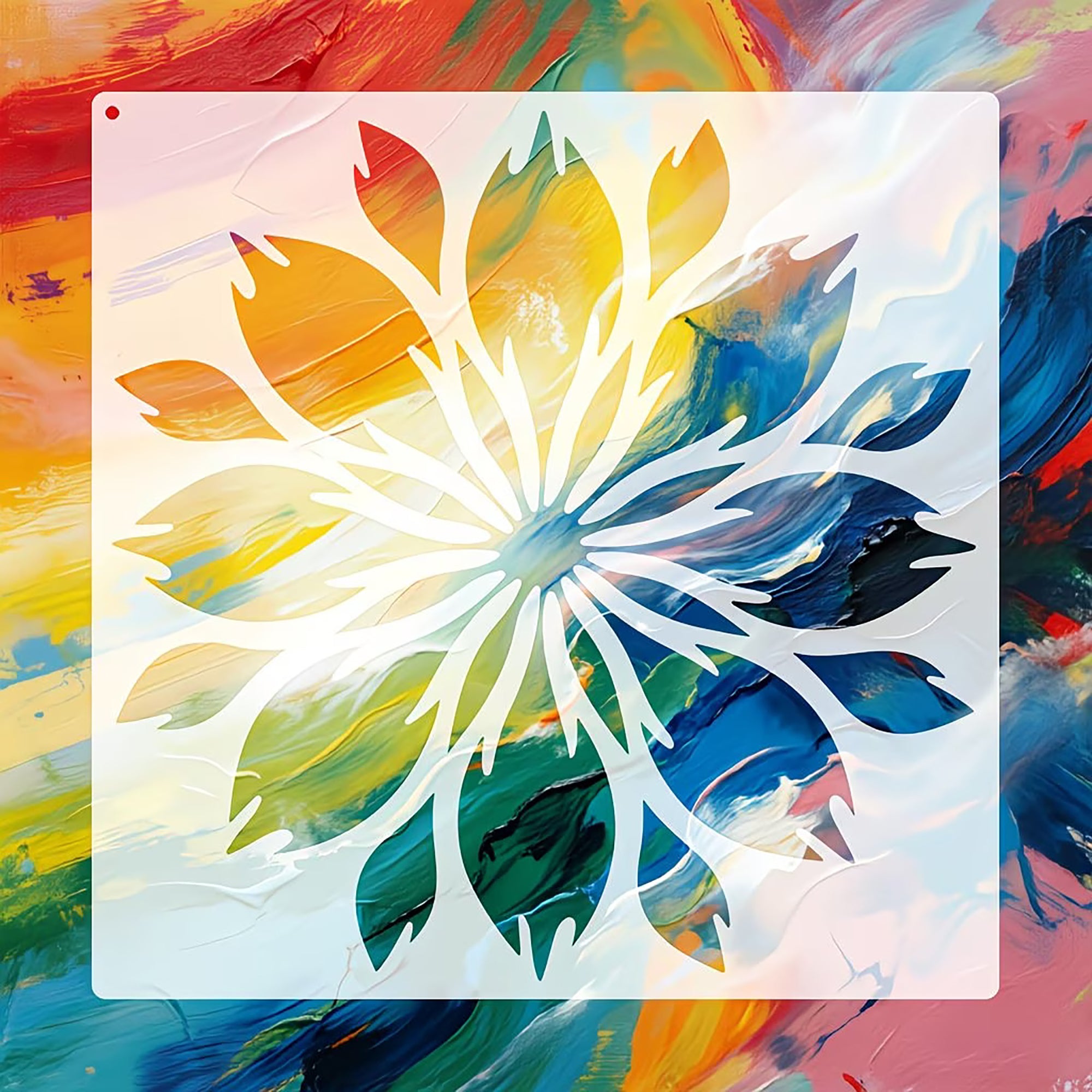 reusable painting stencil for resin art decoration