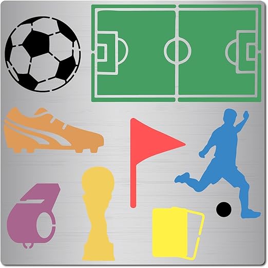 soccer stencil