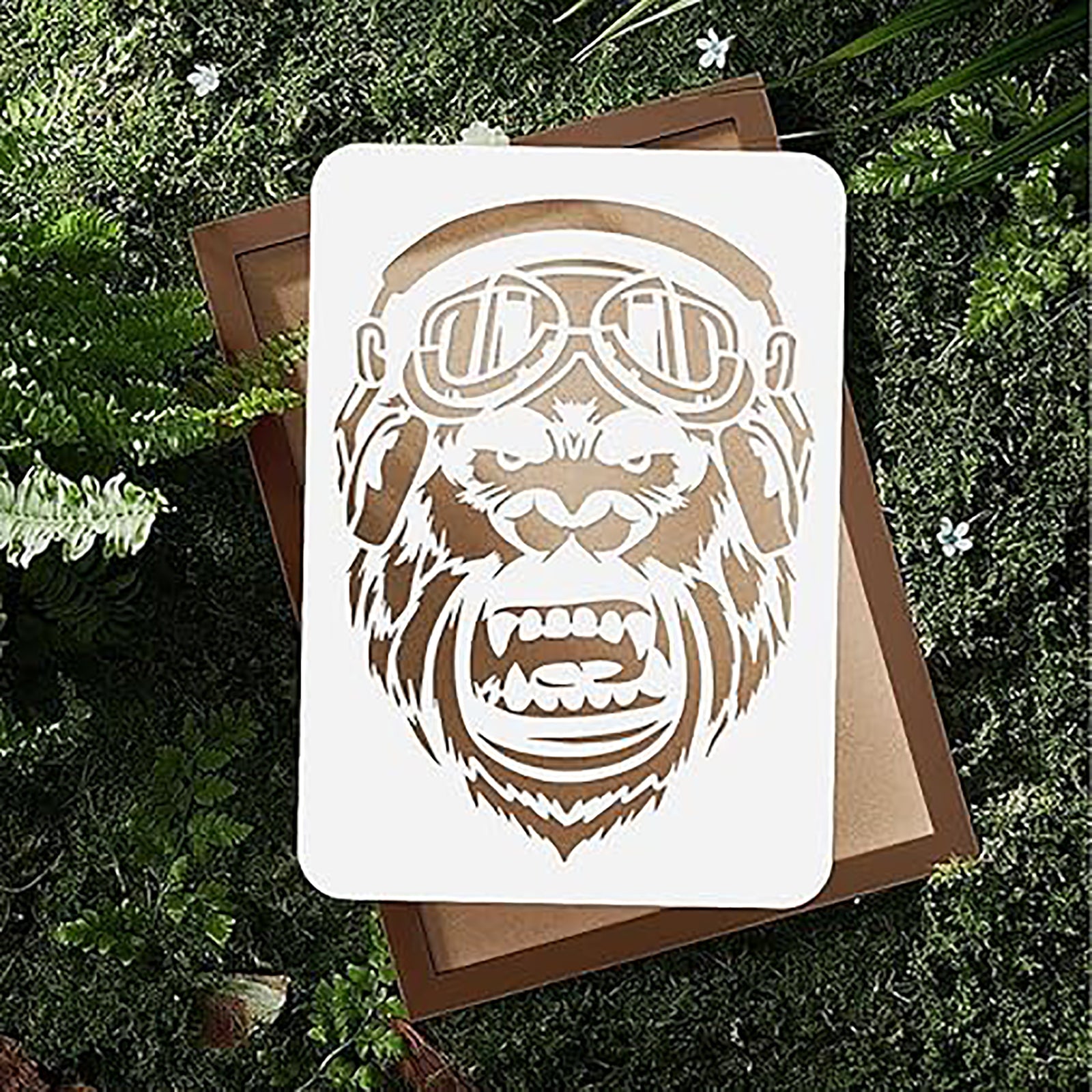 animal face stencil