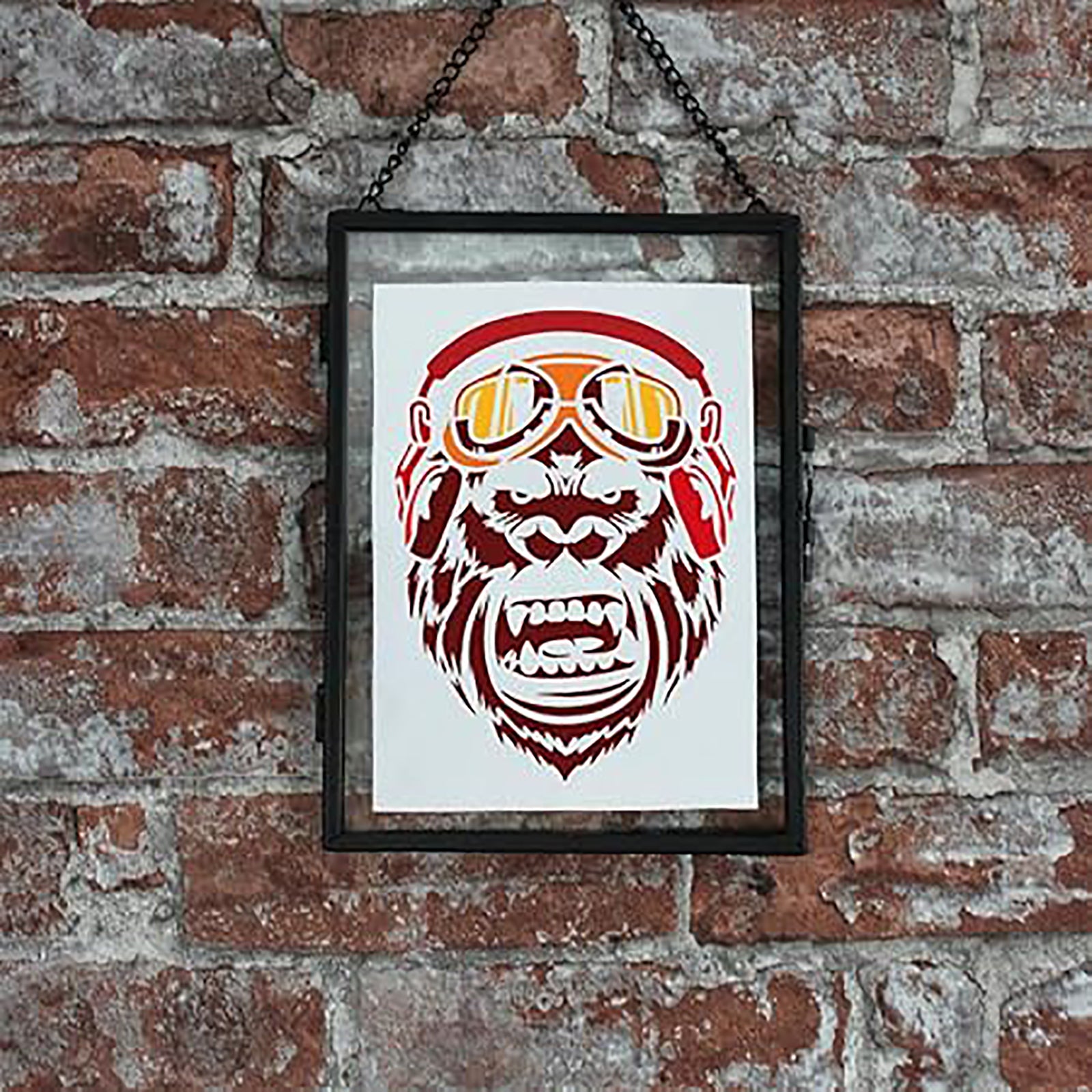 wood burning stencil