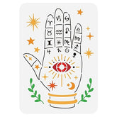 palm reading stencil