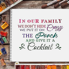 DIY painting stencil