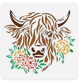 cow stencil diy