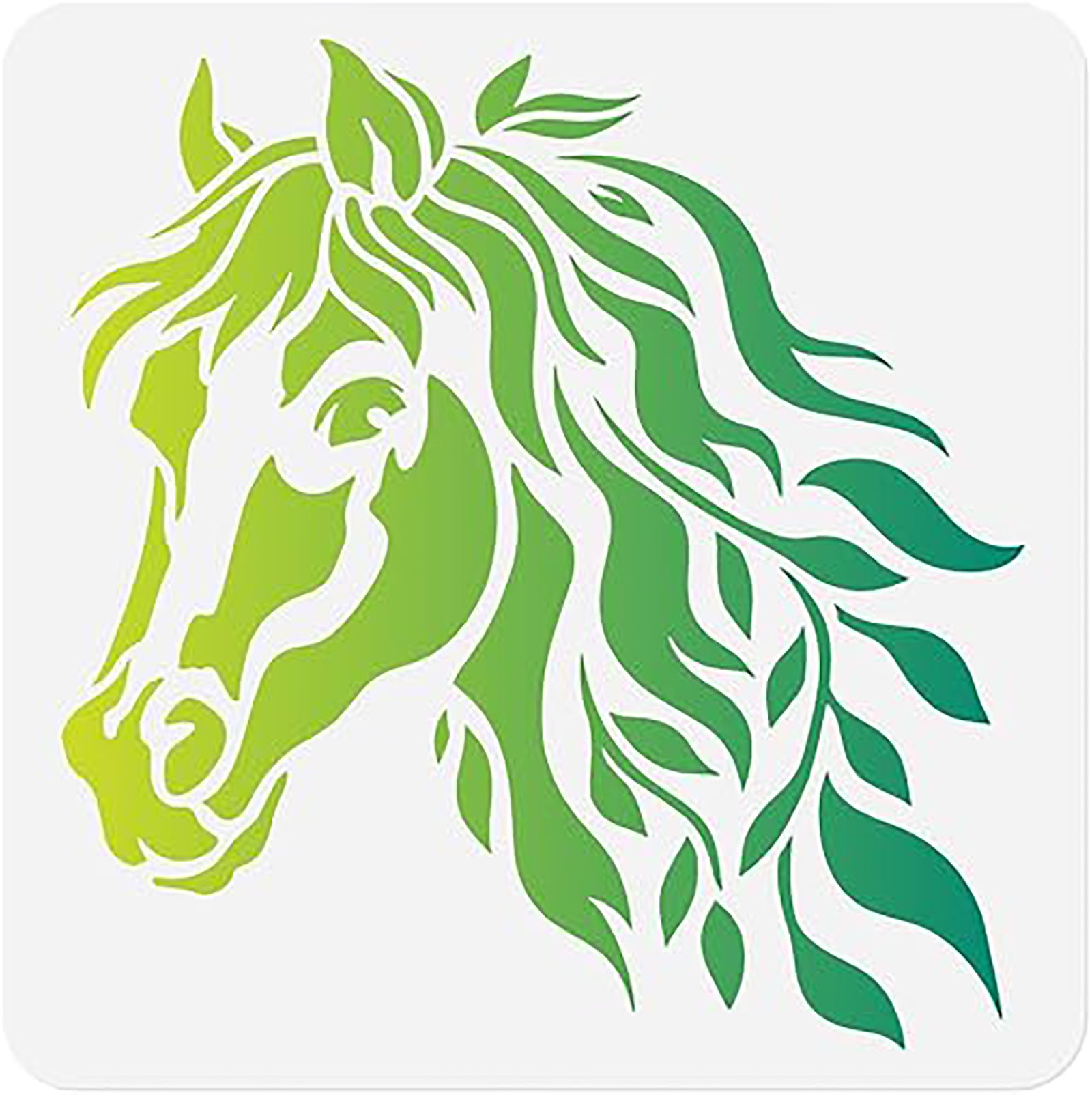horse stencil diy