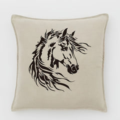Cliths Horse PET Painting Stencil for DIY Art & Craft Reusable Horse Template for Wall Wood Canvas Furniture & Fabric Painting