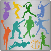 basketball stencil