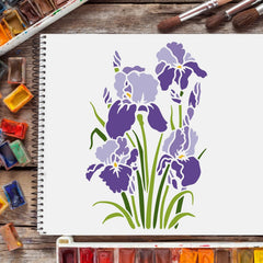 reusable floral stencil