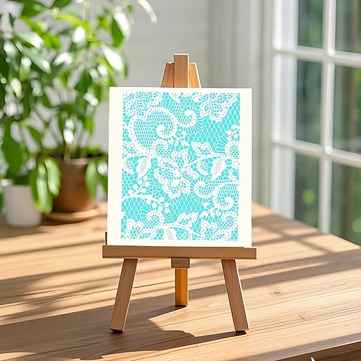 diy lace stencil for painting