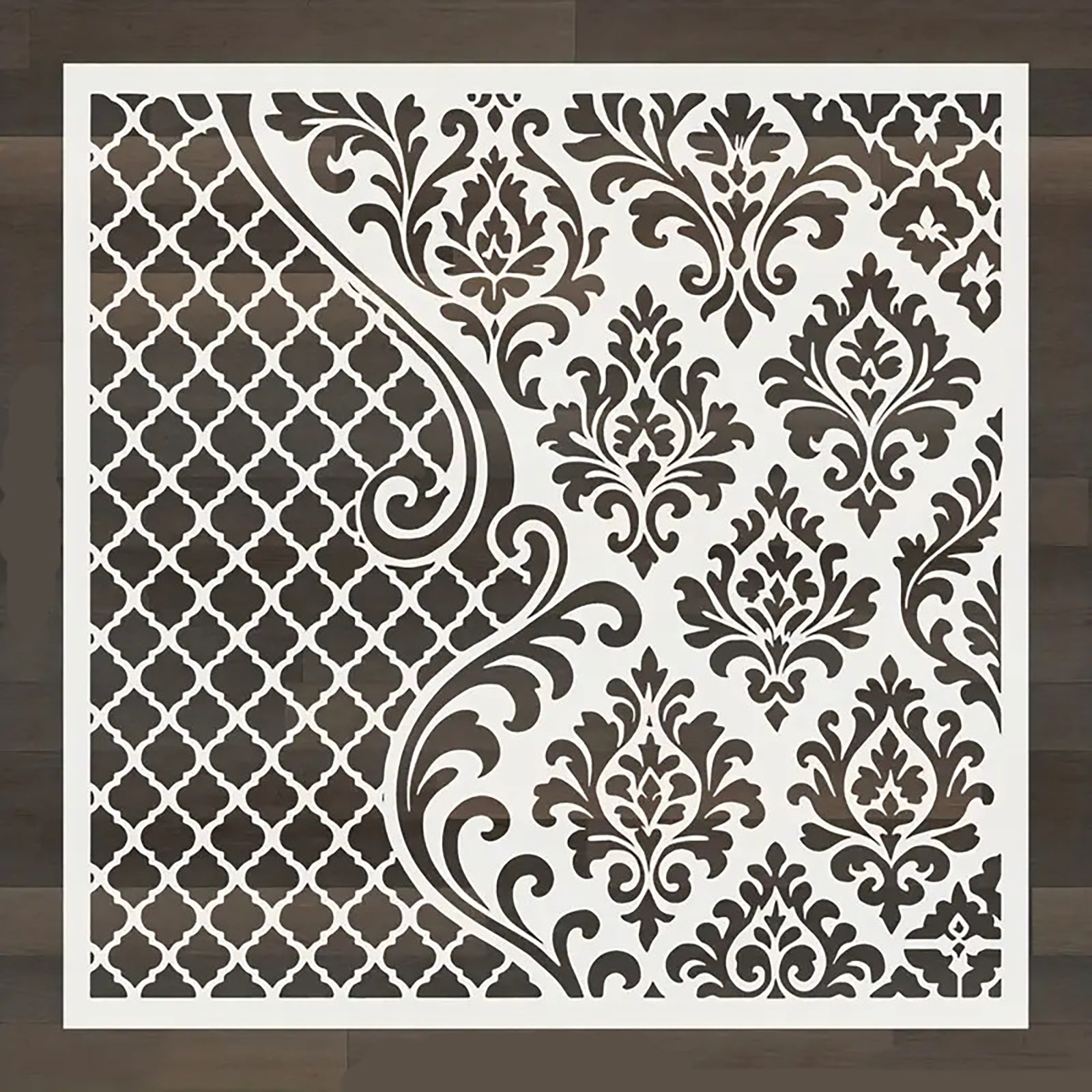moroccan stencil for wall
