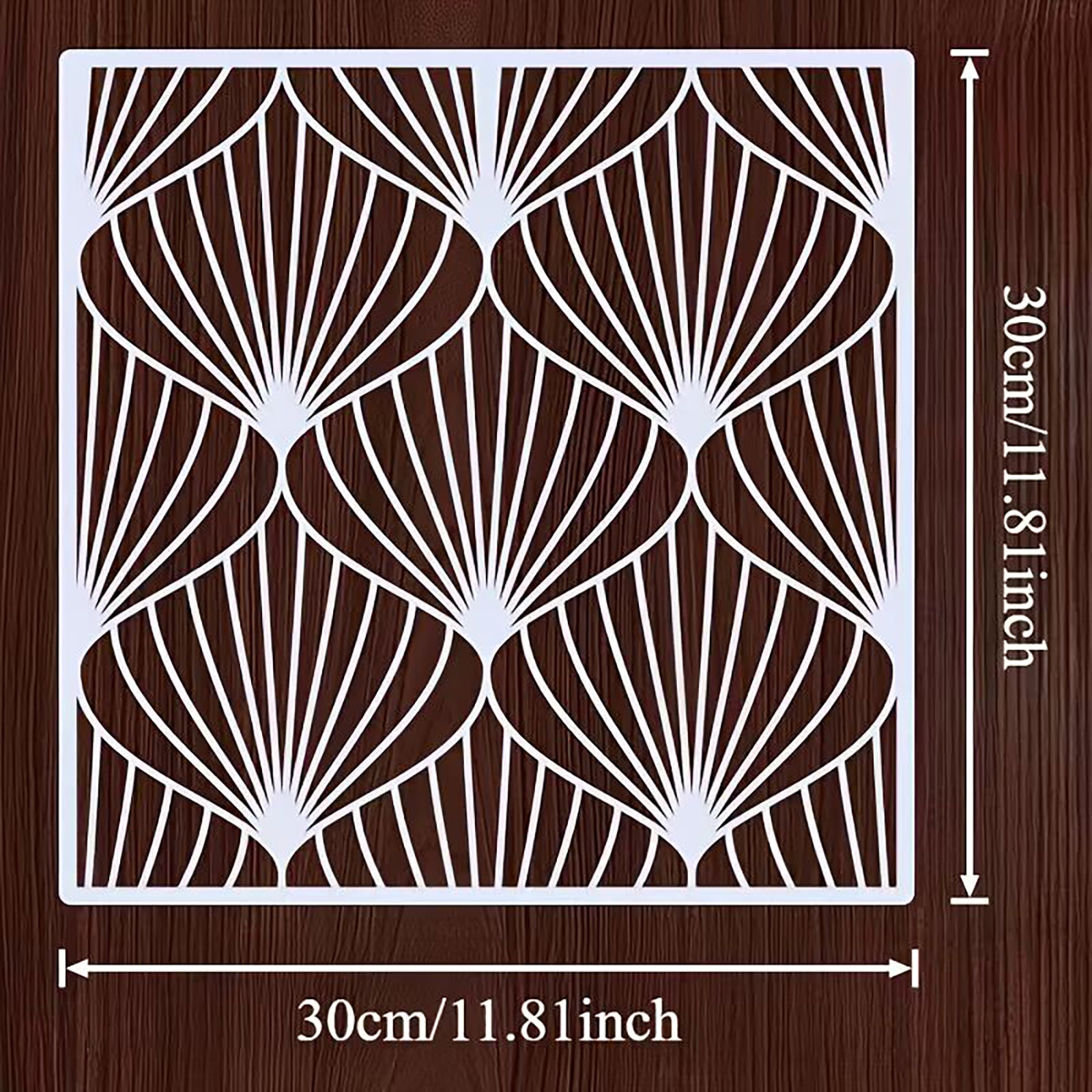 large leaf stencil for crafts