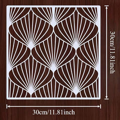 large leaf stencil for crafts