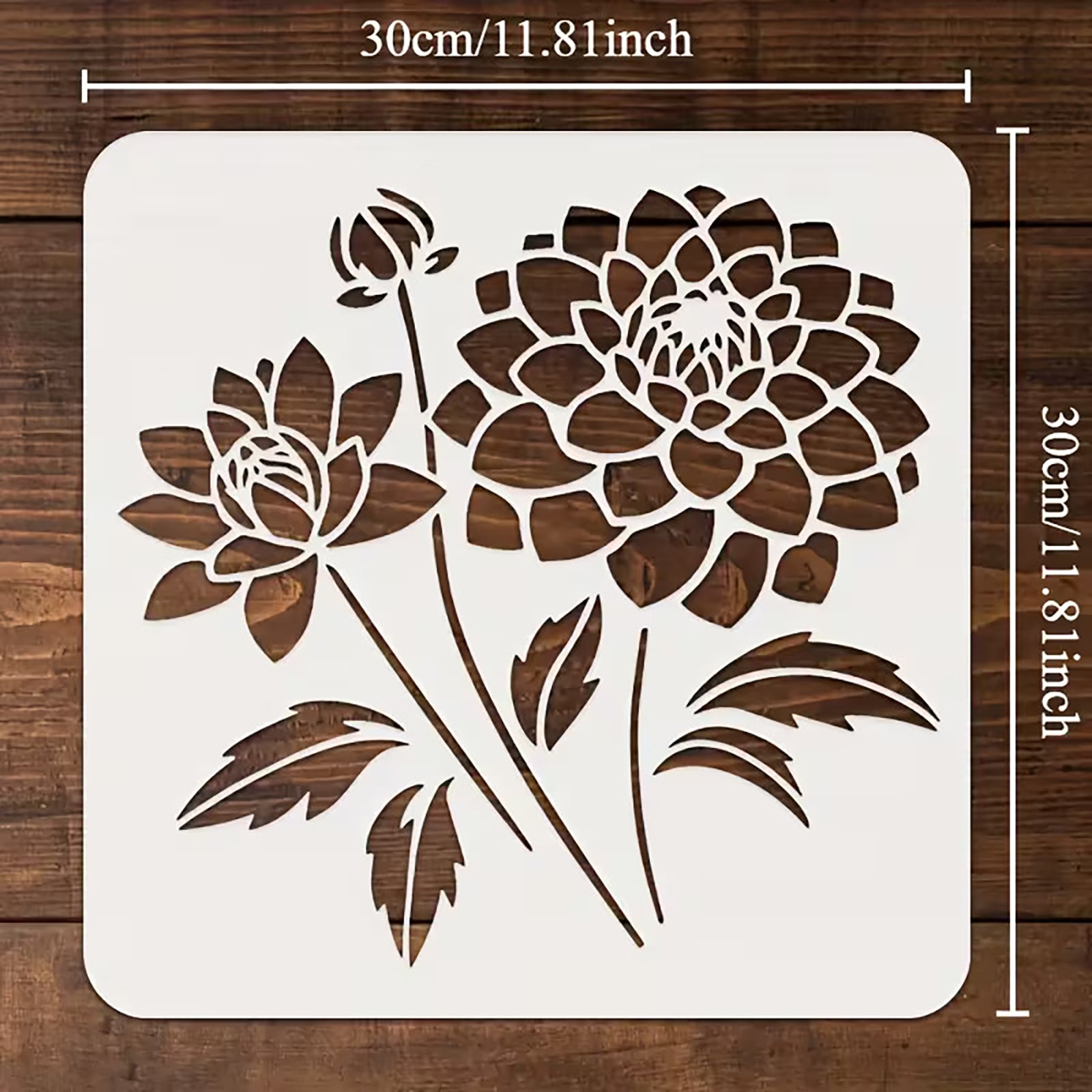 reusable flower template for craft