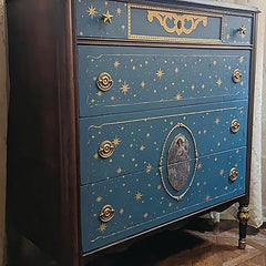 Crafted from sturdy reusable material, these stencils work well with acrylic