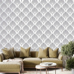 Nature-inspired design: This leaf pattern stencil