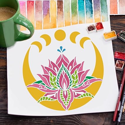 spiritual art stencil