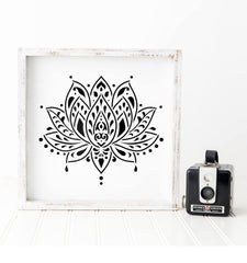 mandala design stencil for home decor