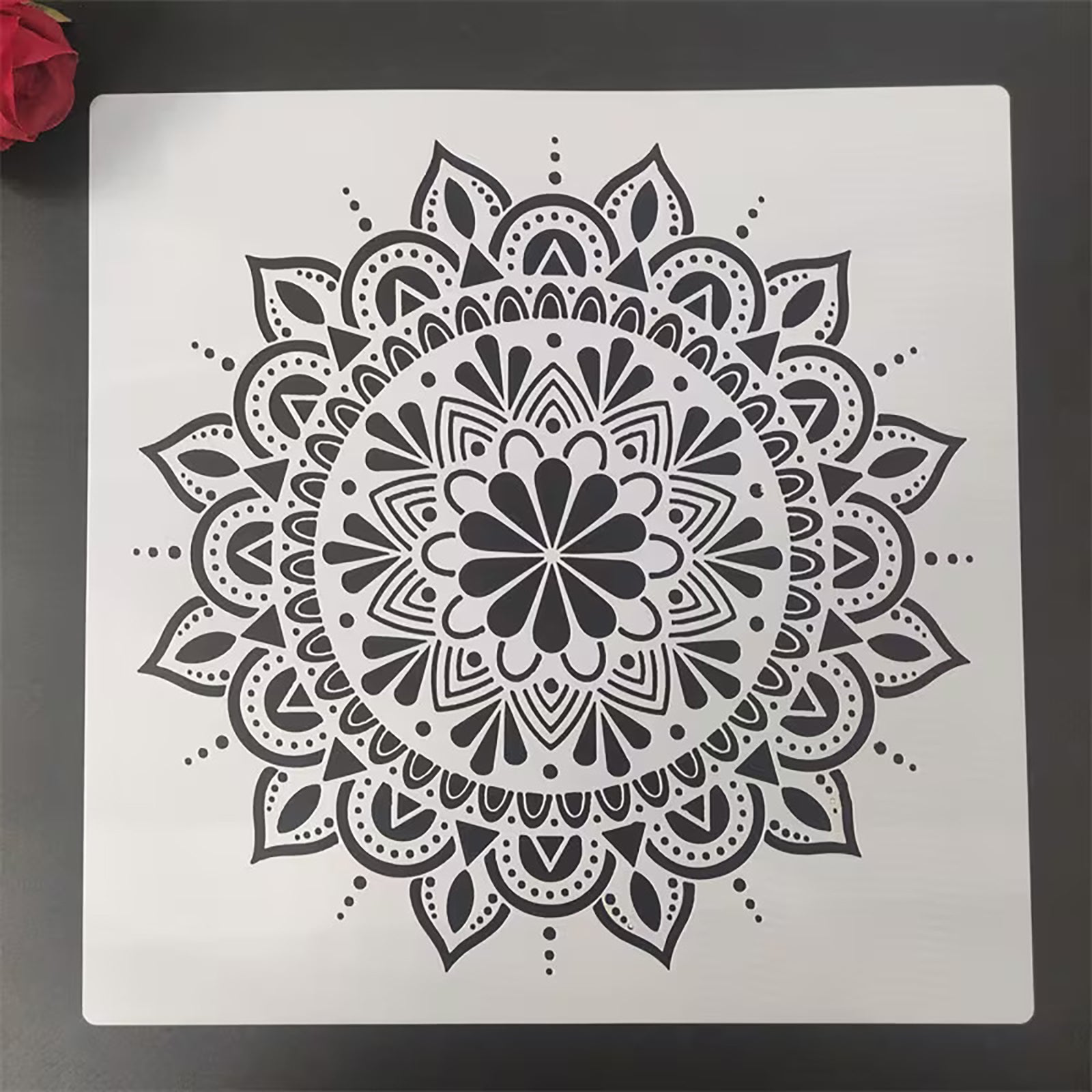 reusable stencil for canvas and fabric