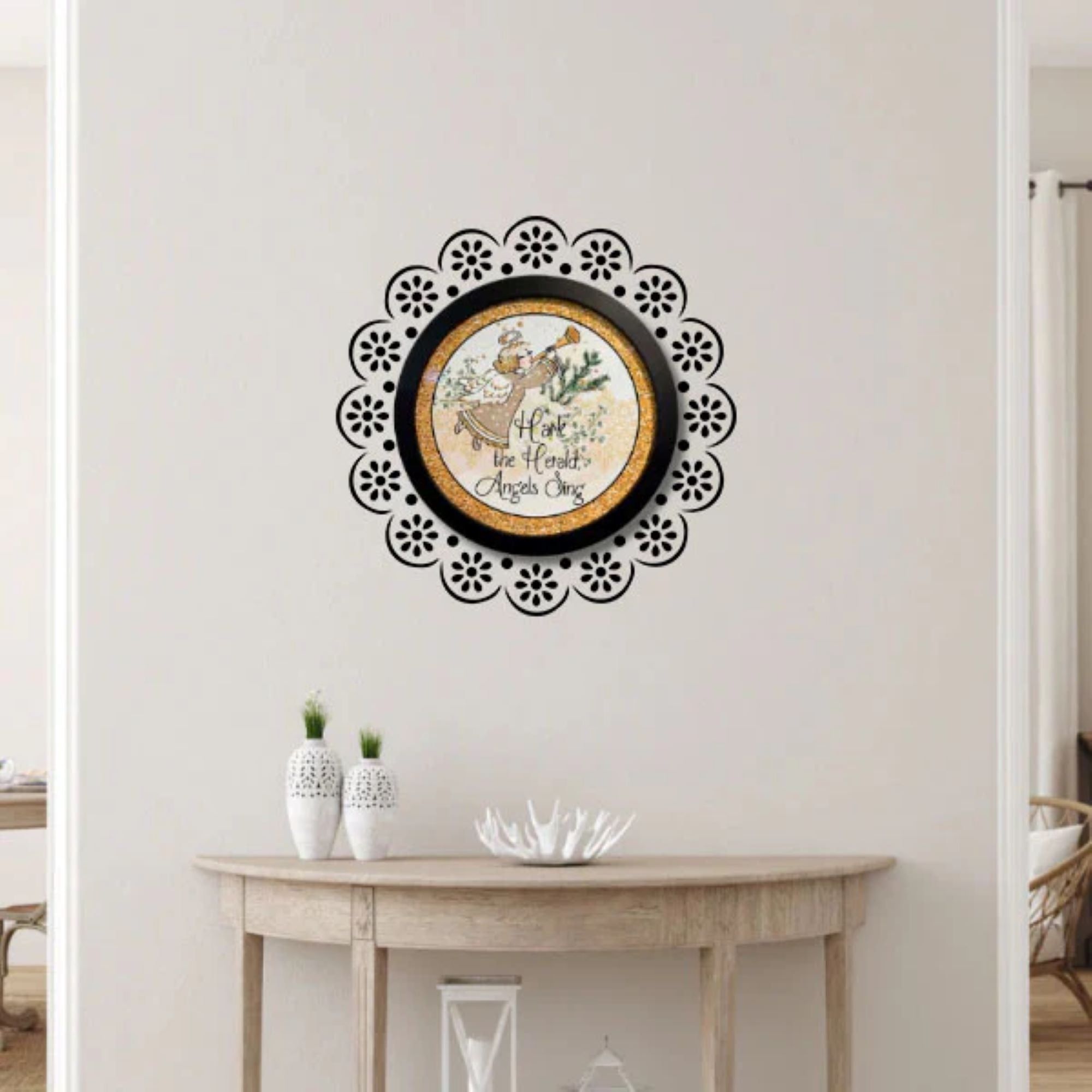 mandala stencil for lippan art projects