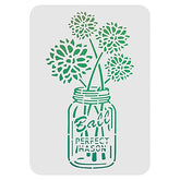 mason jar stencil