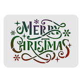merry christmas stencil