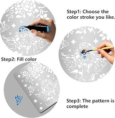 engraving template