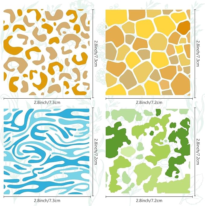 animal print stencil
