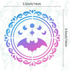 moon phase stencil