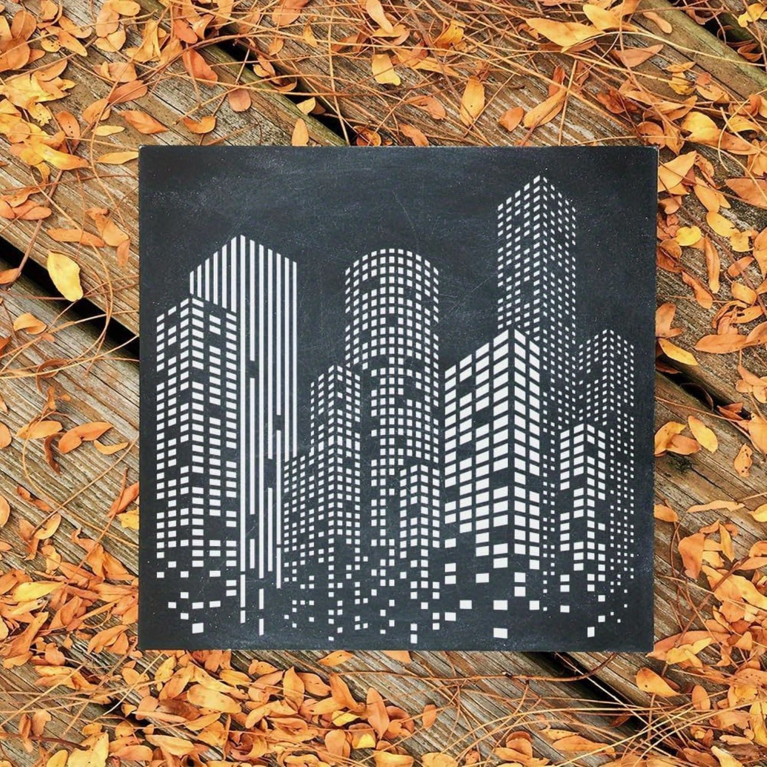 Skyscraper Stencils for Wall & Floor Décor