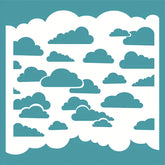 DIY Cloud Stencil for Wall & Craft Projects